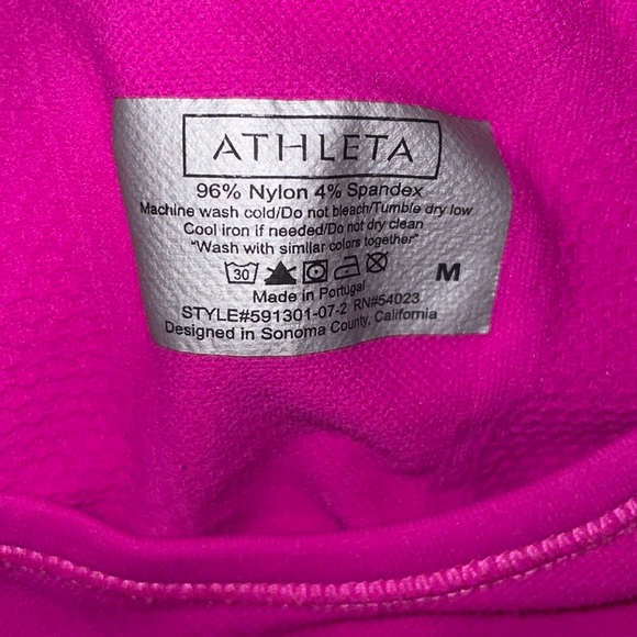 pink athleta shirt size medium - Picture 3 of 3